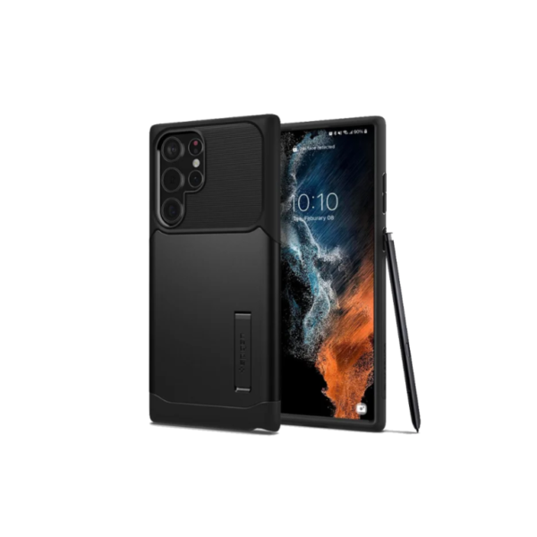 Maska Spigen Slim Armor Samsung Galaxy S22 Ultra 5G Black