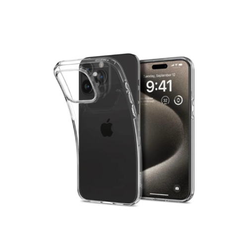 Maska Spigen Liquid Crystal iPhone 15 Pro Max prozirna