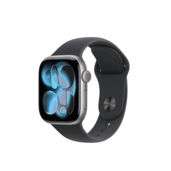 Apple Watch 11 GPS 42mm Space Grey Aluminium Case with Black Sport Band