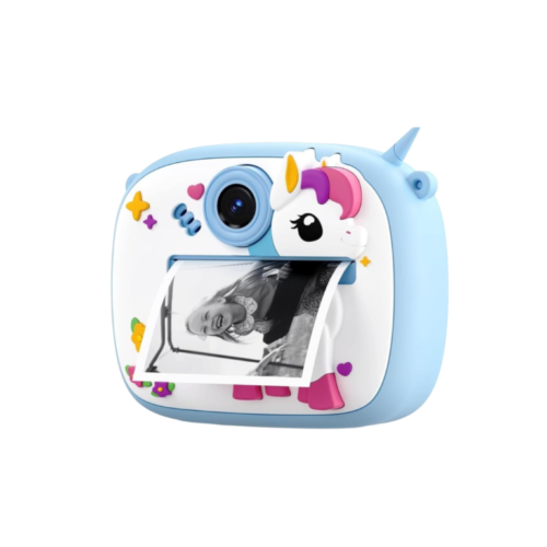 Instant Termal Print Dječija Kamera (dual lens) AM400 Unicorn Blue Instant Termal Print Dječija Kamera (dual lens) AM400 Unicorn Blue