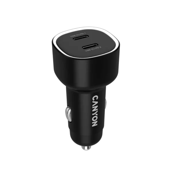 250912121748253317 CANYON car charger OnDrive 60 PD 60W 2xUSB-C Black