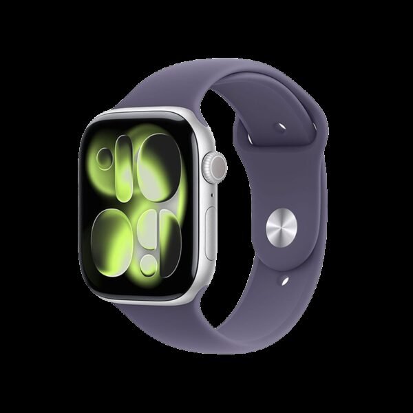 Apple Watch Series 11 GPS 46mm Silver Aluminium case+purple fog SB MEV94 S/M