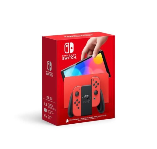 Nintendo_mobitech Nintendo Switch OLED Red + Blue Joy-Con