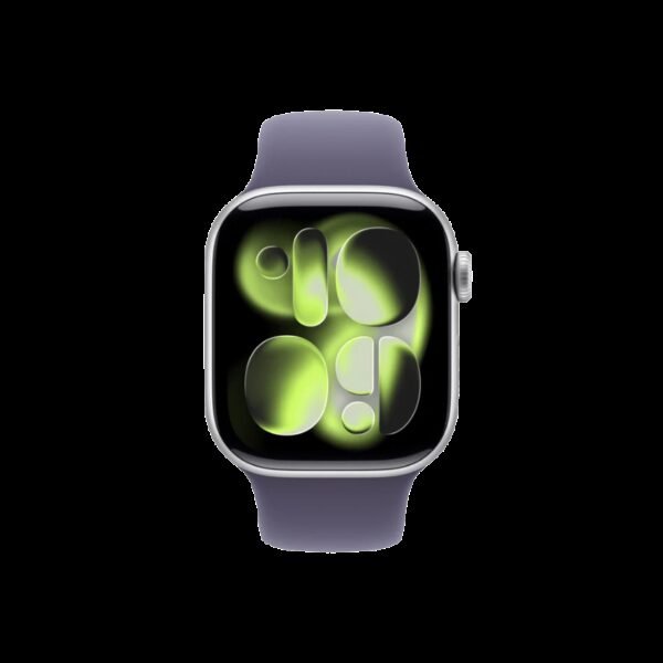Apple Watch Series 11 GPS 42mm Silver Aluminium Case With Purple Fog SB MEU64 S/M