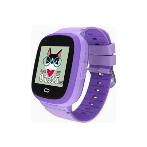 6 CANYON kids watch Sunny KW-48 Video 4G GPS Games&Music Violet