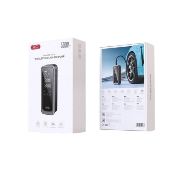 xo-cz018-wirelles-pumpa-za-napuhavanje-5000mah-crna XO CZ018 Wirelles pumpa za napuhavanje 5000mAh Crna