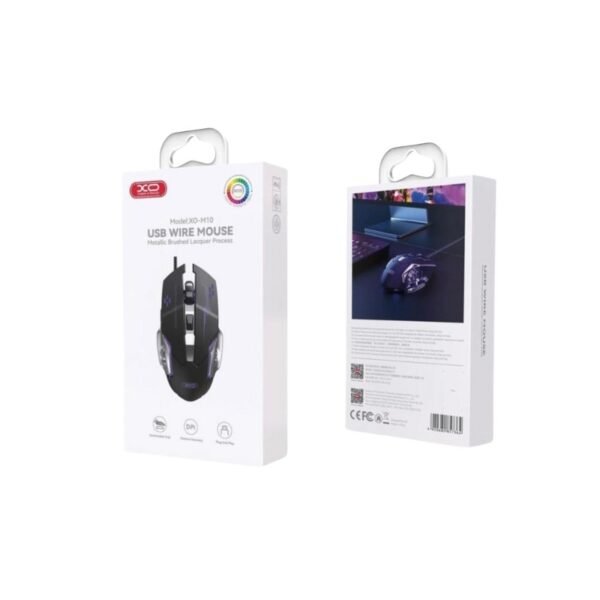 xo-m10-gaming-mechanical-6-button-mis-blac-silver XO M10 Gaming Mechanical 6 Button mis Blac-Silver