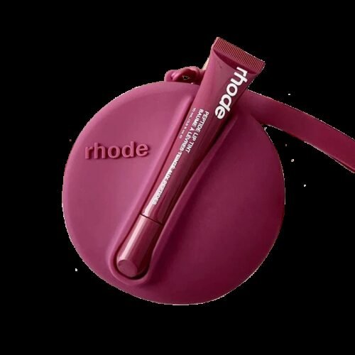rhode-round-torbica-with-lipstick-burgundy Rhode ROUND torbica with lipstick Burgundy