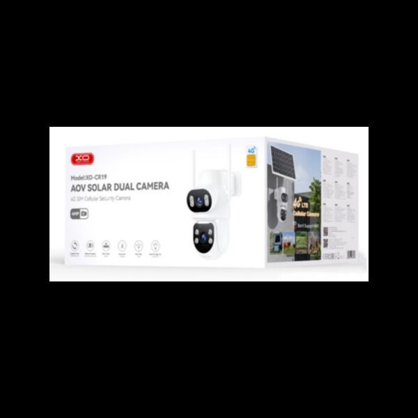 XO CR19 4G SIM AOV 4mpx Solar Outdoor camera