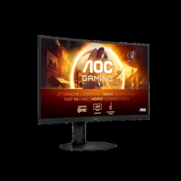 Gaming monitor AOC CQ27G4X 27'' QHD (zakrivljeni), 180Hz, 1ms