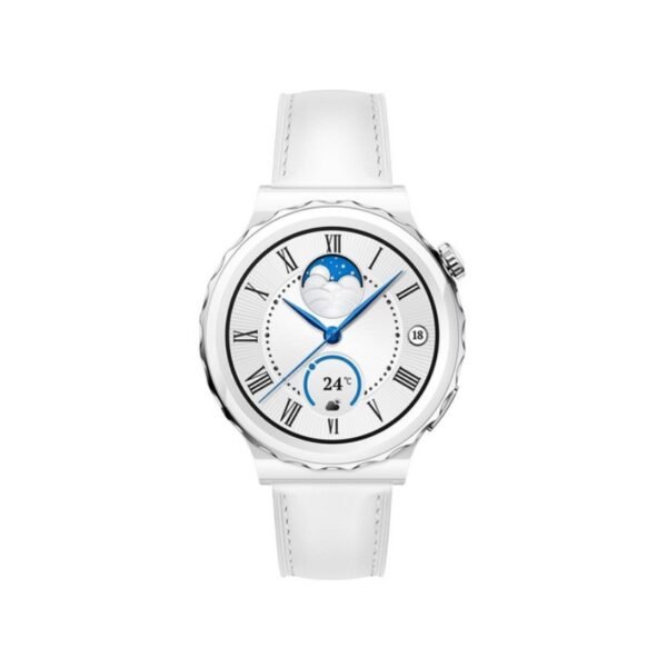 Huawei Watch GT 3 Pro 43mm White - leather strap